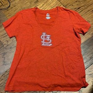 St Louis Cardinals Women’s XXL v-neck T-shirt.